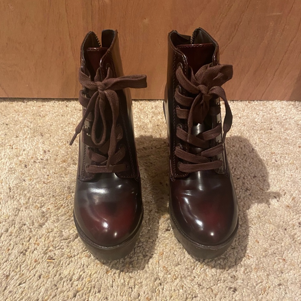 Aldo chunky heeled ankle boots